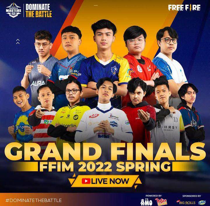 poster promo final FFIM 2022 Spring (instagram.com/ff.esports.id)