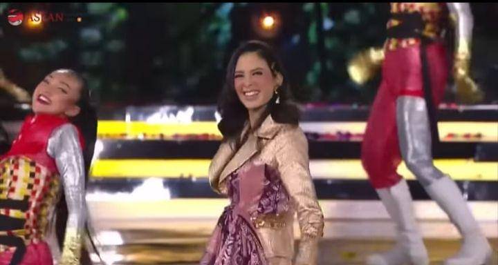 Penampilan Aurelie di KTT Asean (Youtube.com/Aurelie Moremans)