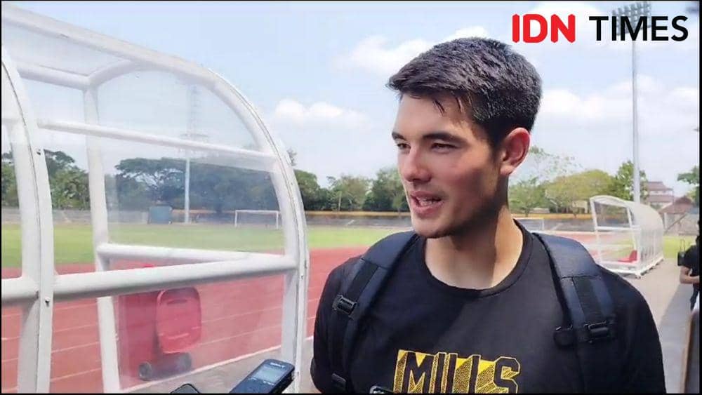 Pemain Timnas Indonesia, Elkan Baggot. (IDN Times/Larasati Rey)