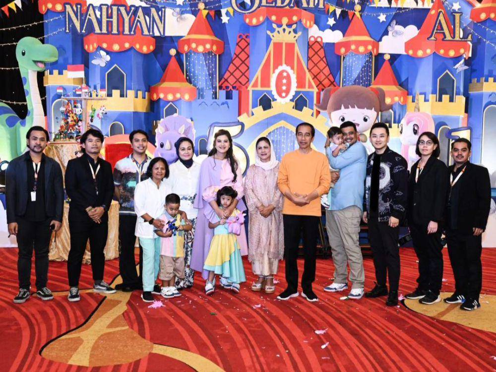 pesta ulang tahun anak Kahiyang Ayu pada 2023 (instagram.com/riomotret)