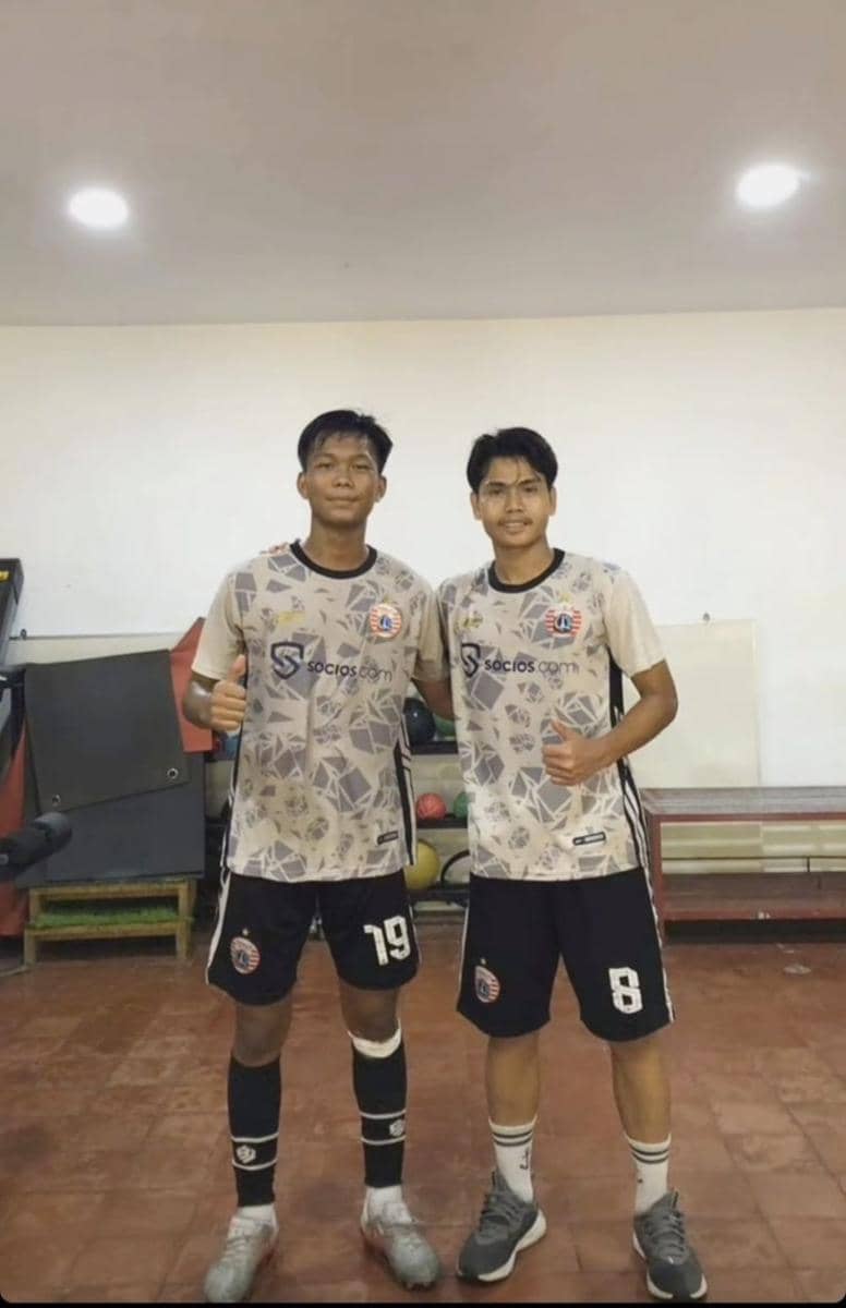 Ahmad Fadzli Harahap bersama Ihsan Kusuma Siregar di Persija EPA (Dok.Academy Kwarta)