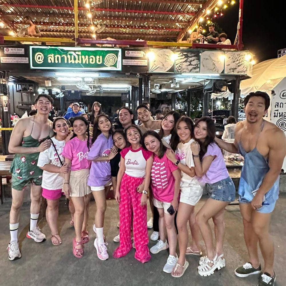 momen bridal shower Gritte Agatha di Bangkok (instagram.com/gritteagathaa)