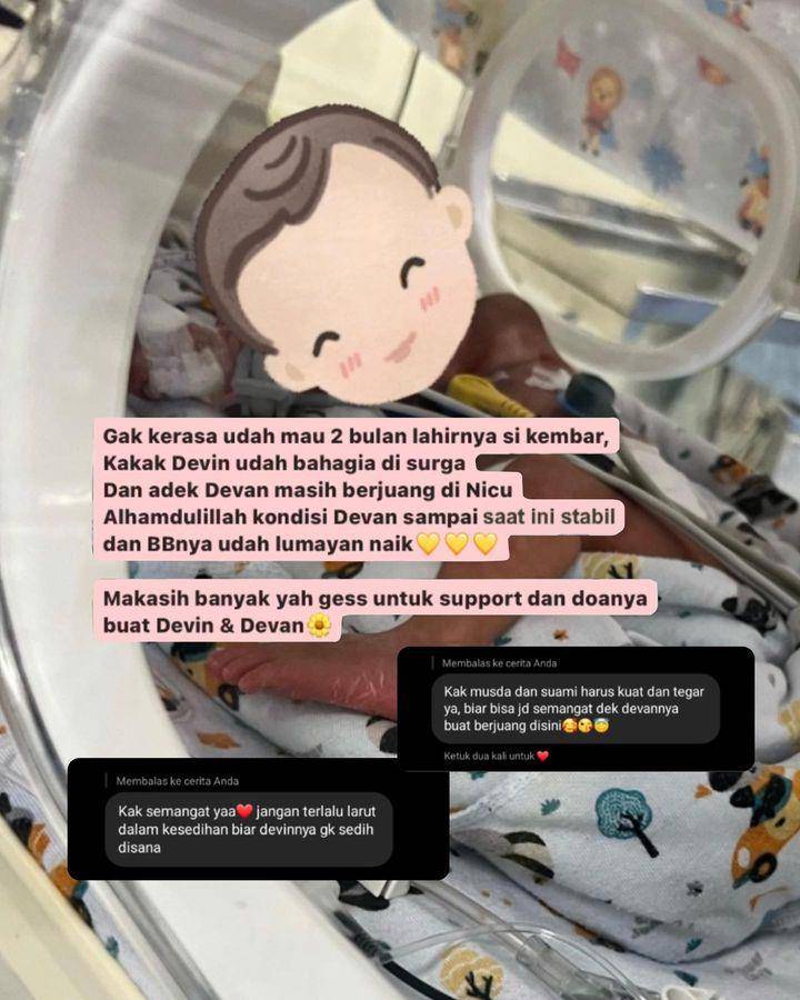 potret Musdalifah dan buah hati (Instagram.com/musdalifahbasri)