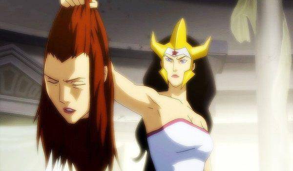 Adegan sadis Wonder Woman membunuh Mera di Flashpoint (dok. Warner Bros/Justice League: The Flashpoint Paradox)
