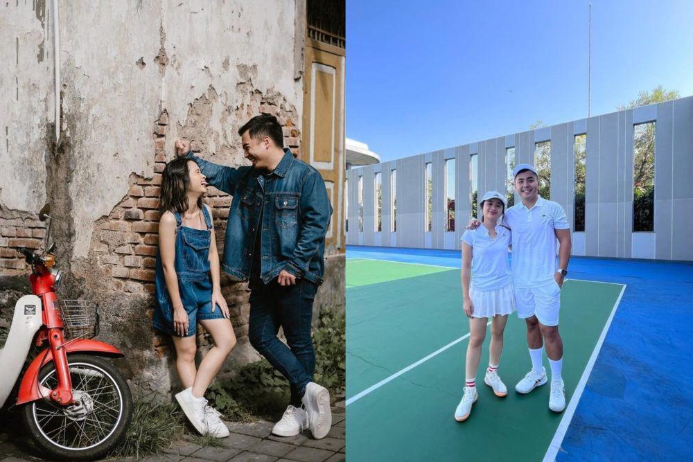 8 Inspirasi Couple Outfit Gritte Agatha dan Arif Hidayat