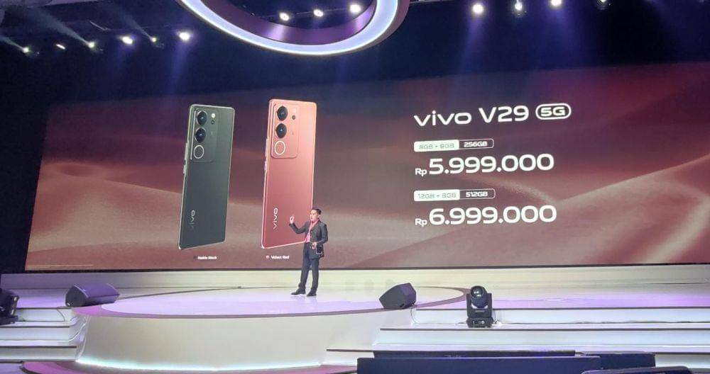 Harga Vivo V29. duniaku.com/Dimas Ramadhan
