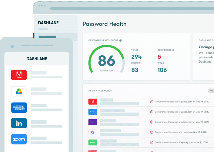ilustrasi layanan Dashlane (dashlane.com)