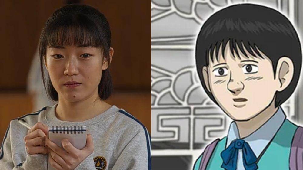 cuplikan Shim Dal Gi di drakor Moving (dok. Disney+ Hotstar/Moving) | cuplikan karakter Shin Hye Won di webtoon Bridge (dok. Kakao Webtoon/브릿지)