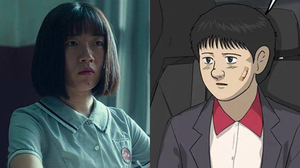 cuplikan Shim Dal Gi di drakor Moving (dok. Disney+ Hotstar/Moving) | cuplikan karakter Shin Hye Won di webtoon Bridge (dok. Kakao Webtoon/브릿지)
