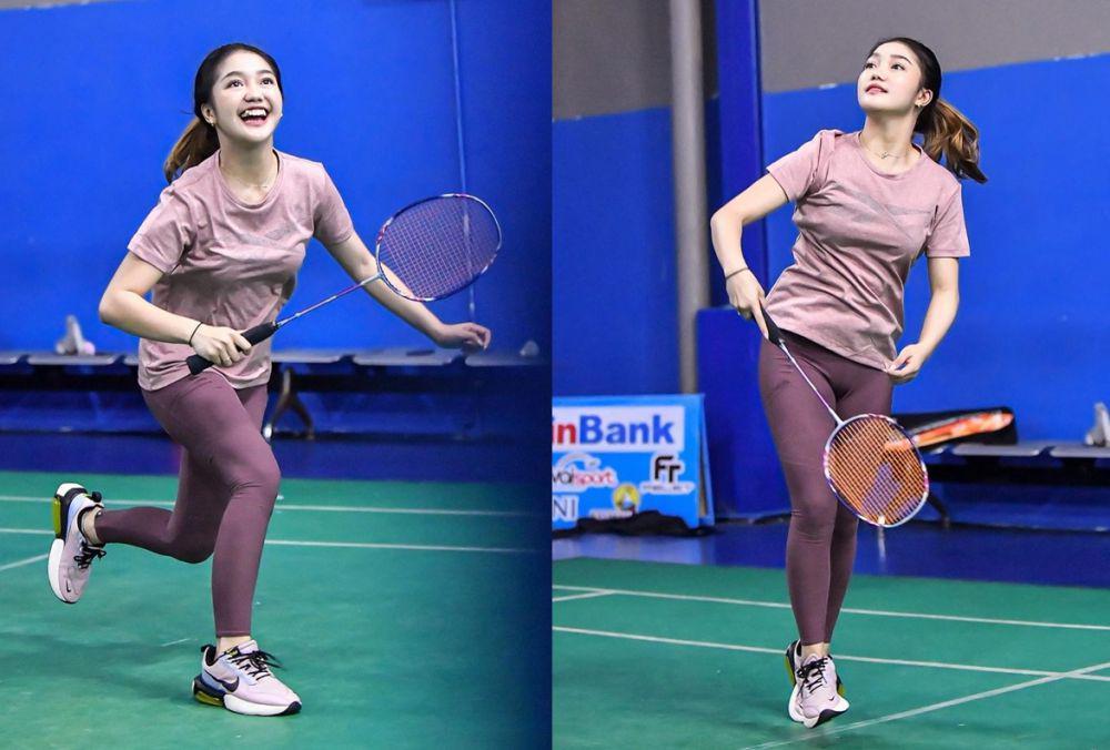 7 Momen Chandrika Chika Main Badminton, Ceria dan Energik!