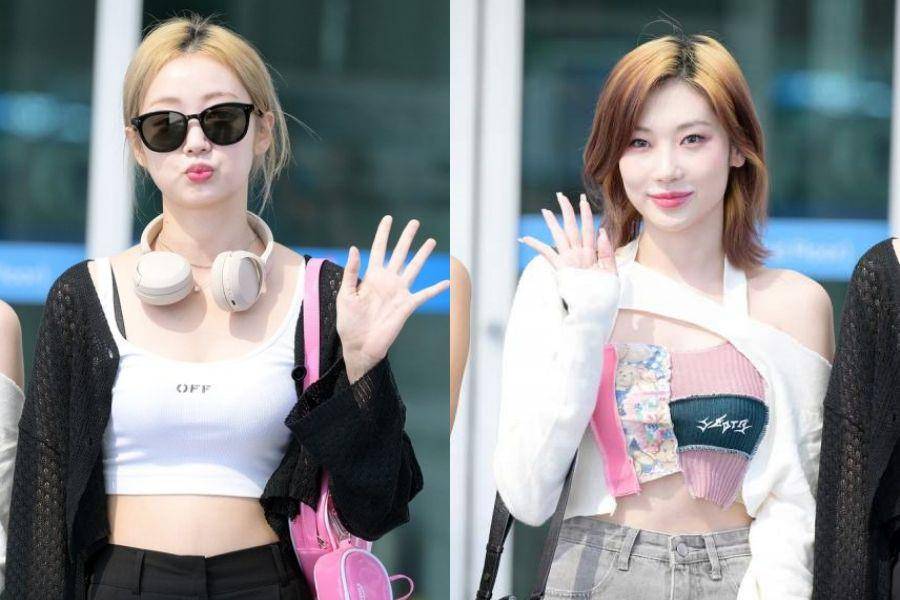 Lea dan Jinny Secret Number berangkat ke Indonesia. (dok. OSEN)