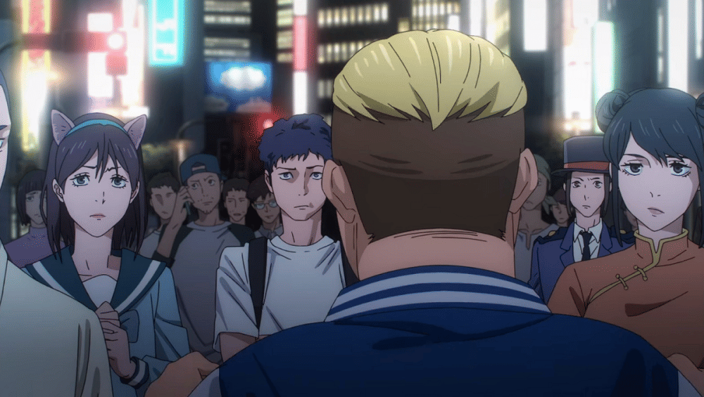 Warga sipil yang terkurung meminta Gojou datang (dok. MAPPA/ Jujutsu Kaisen)