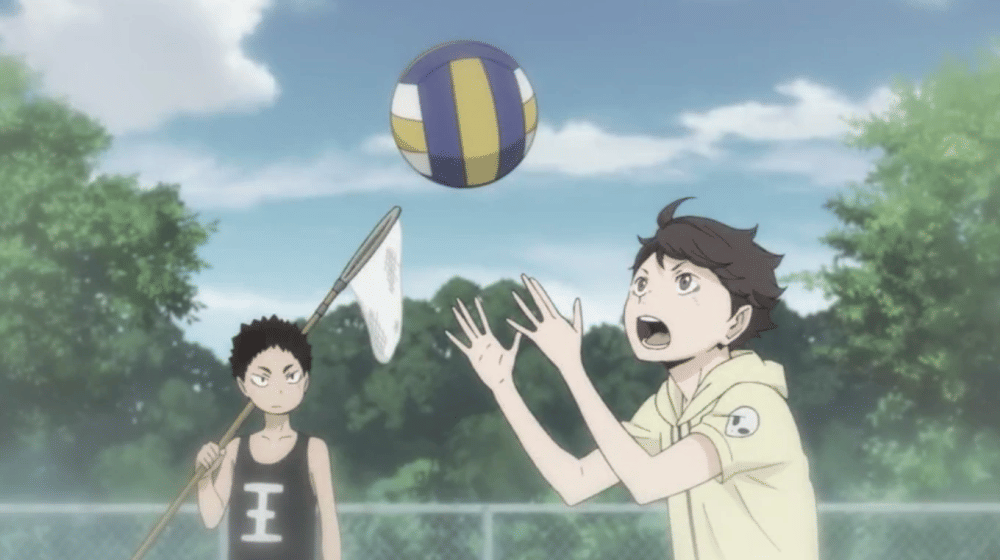 Iwaizumi dan Oikawa (dok. Production I.G/ Haikyuu!!)