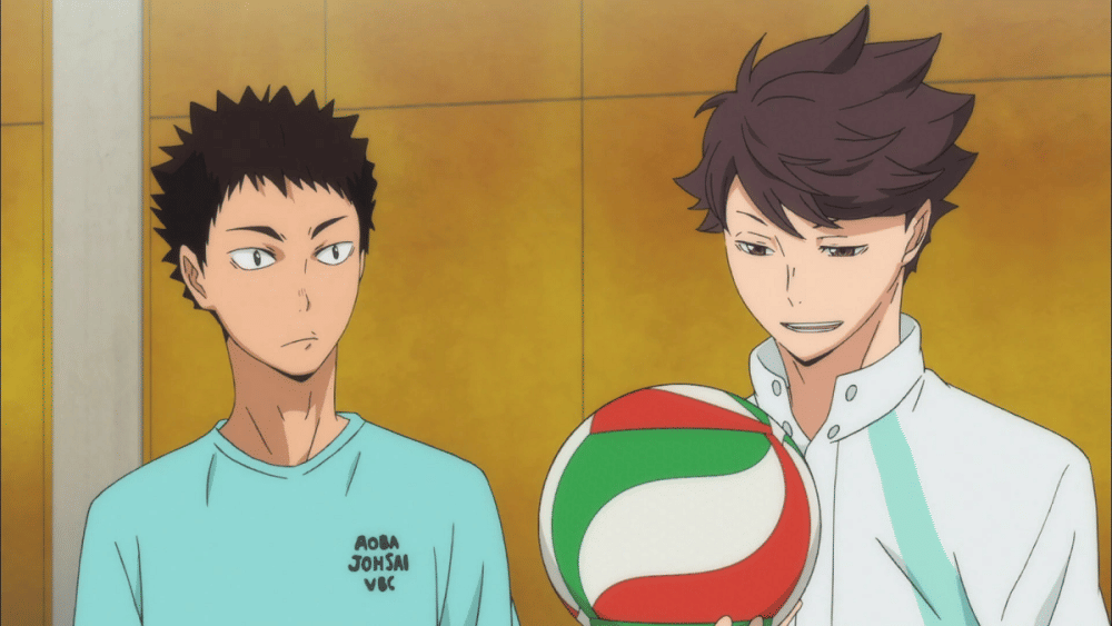 Iwaizumi dan Oikawa (dok. Production I.G/ Haikyuu!!)