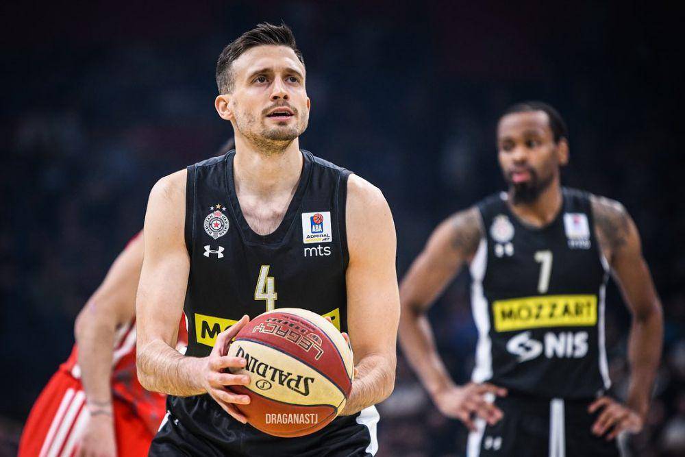 Aleksa Avramovic saat berseragam Partizan Belgrade. (fiba.basketball)