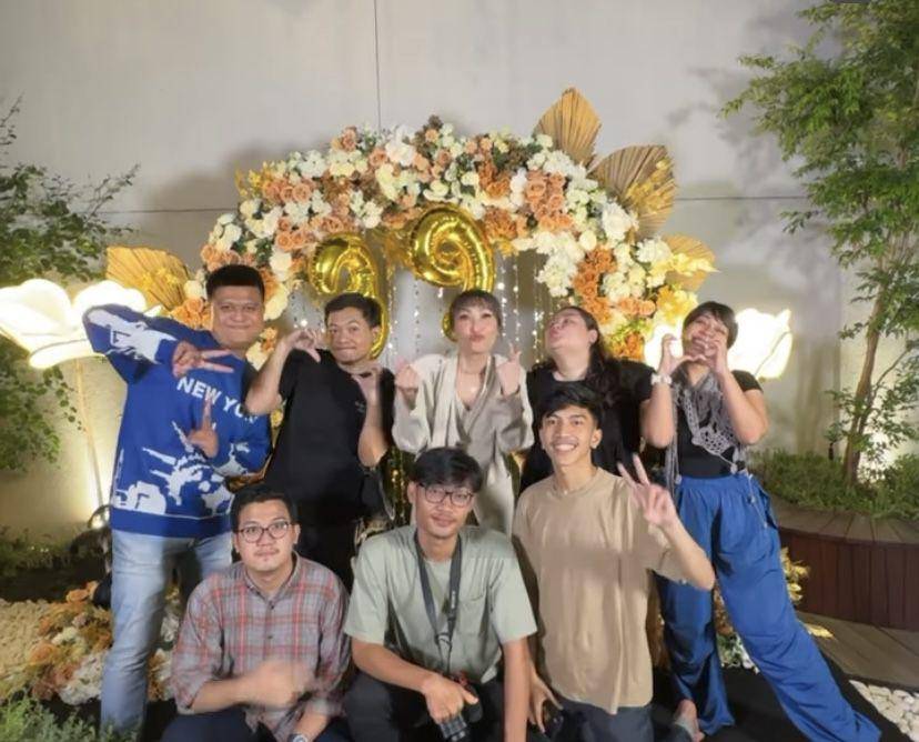 potret pengajian ulang tahun ke-39 Ayu Dewi (Instagram.com/mrsayudewi)