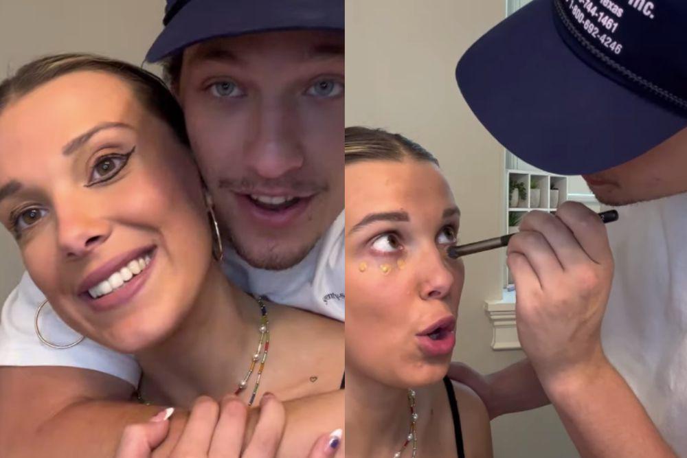 12 Momen Millie Bobby Brown Dirias Tunangan, Mesranya Gak Nanggung!