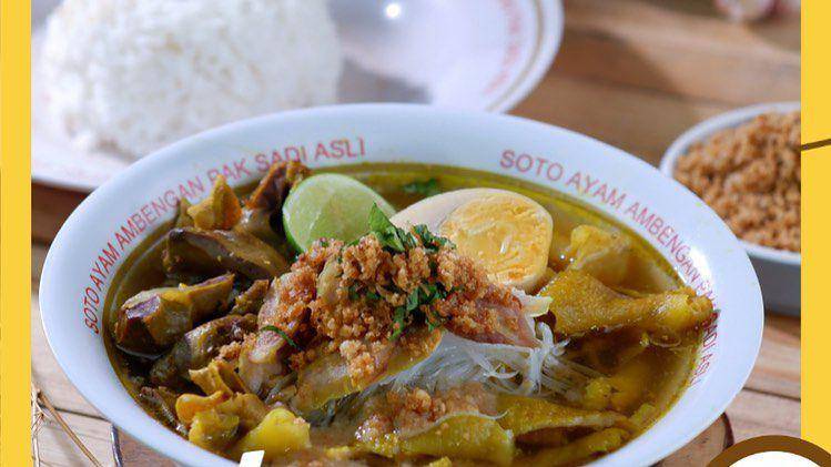 Soto ayam. (Instagram.com/sotoayam_paksadi)