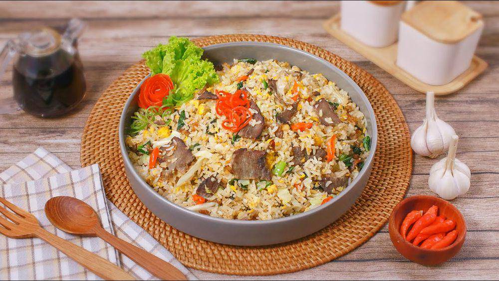 nasi goreng lada daging sei (youtube.com/Rudy dan Sahabat TV)