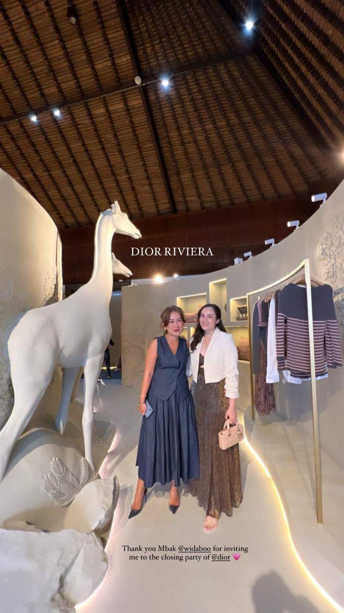 momen Chelsea Islan hadiri closing party Dioriviera Bali 2023 (instagram.com/chelseaislan)