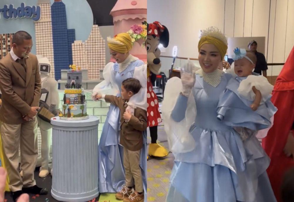 7 Potret Ulang Tahun dan Tasyakuran Kedua Anak Bella Shofie, Mewah!