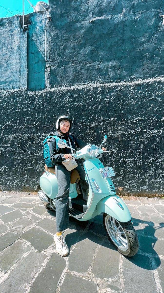 Ada Vespa yang disewakan (dok. Pakegoo)
