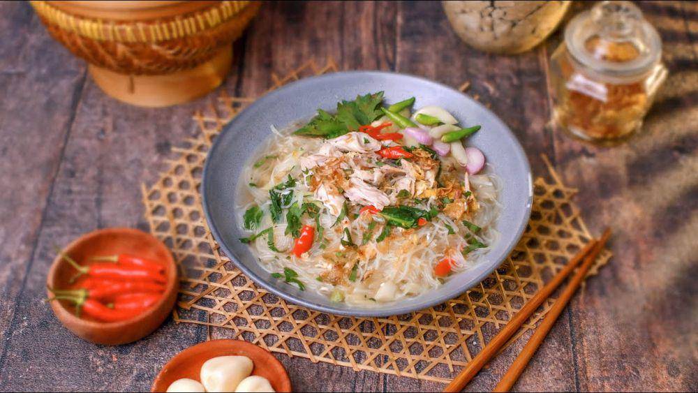 bihun kuah ayam suwir (youtube.com/Rudy dan Sahabat TV)