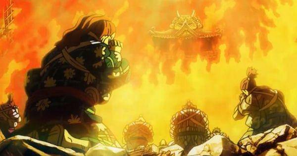 Para samurai berdoa agar Kaido segera dijatuhkan ( Dok. Toei Animation / One Piece )