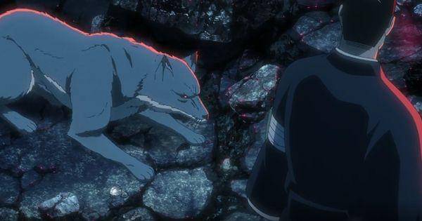 Komamura yang sekarang berwujud hewan  ( Dok. Pierrot / Bleach: Thousand-Year Blood War )