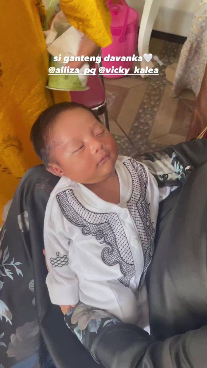 momen akikah anak pertama Vicky Kalea (instagram.com/biancaahello)