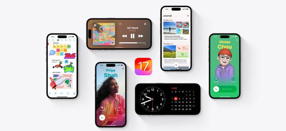 ilustrasi pratinjau sistem operasi iOS 17 (apple.com)