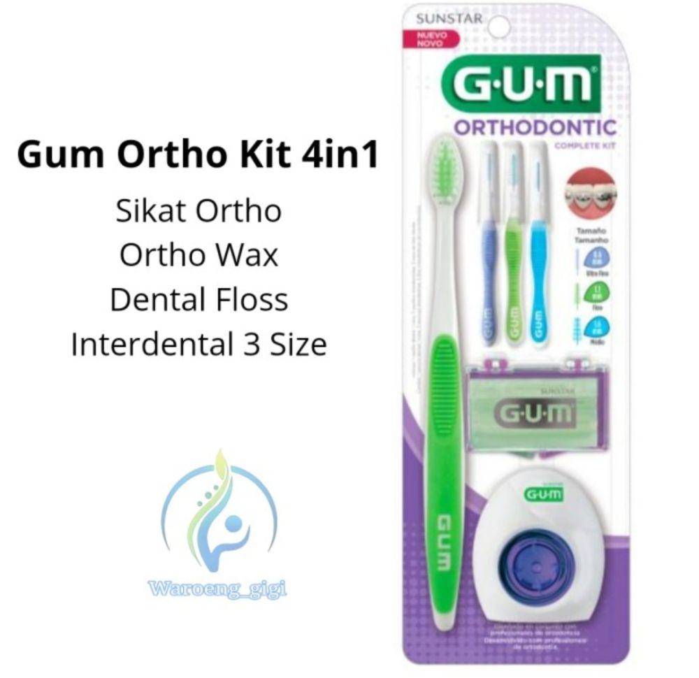 SUNSTAR GUM Orthodontic Kit (tokopedia.com/Waroeng Gigi)