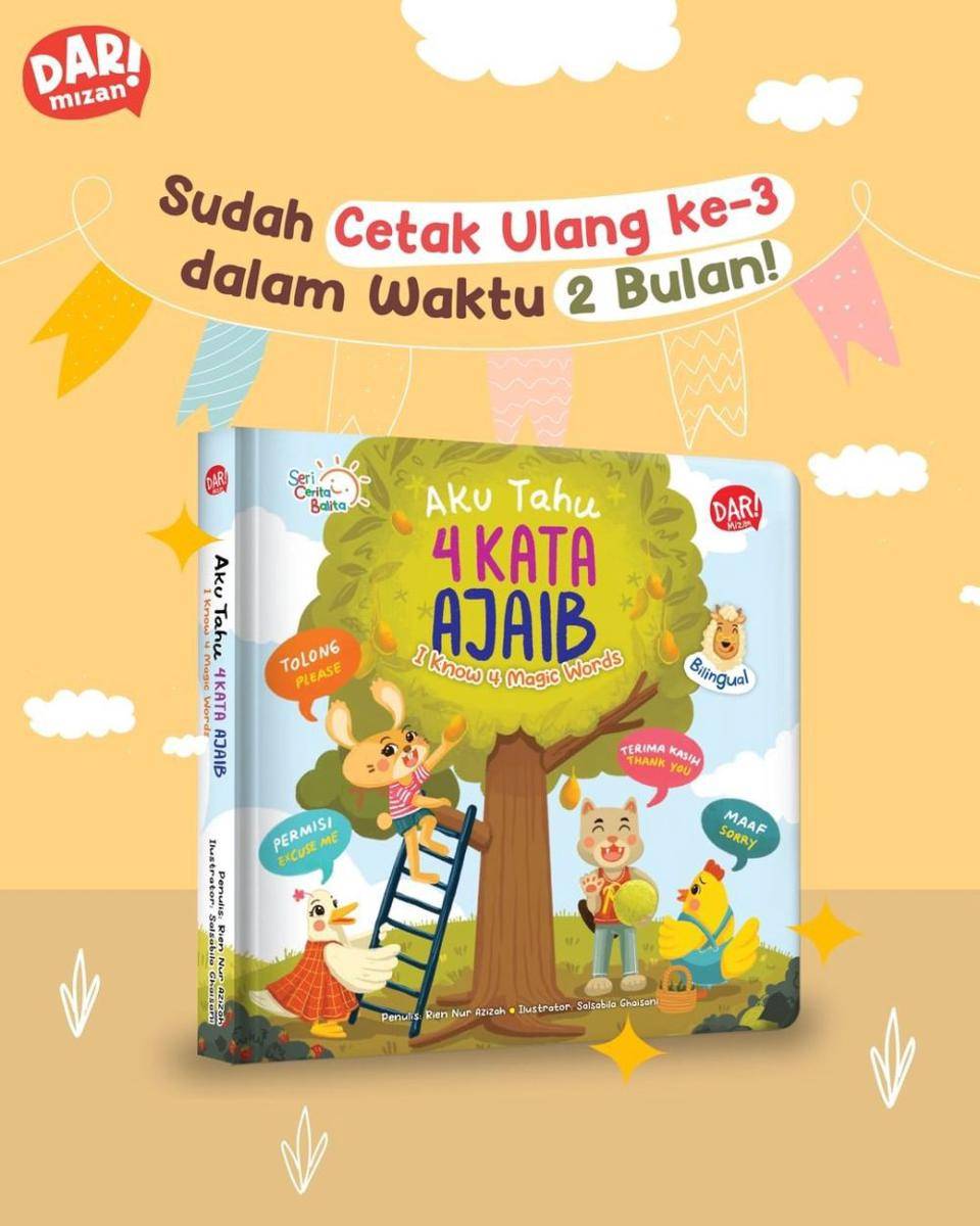 Aku Tahu 4 Kata Ajaib: I Know 4 Magic Word. (instagram.com/darmizananak)