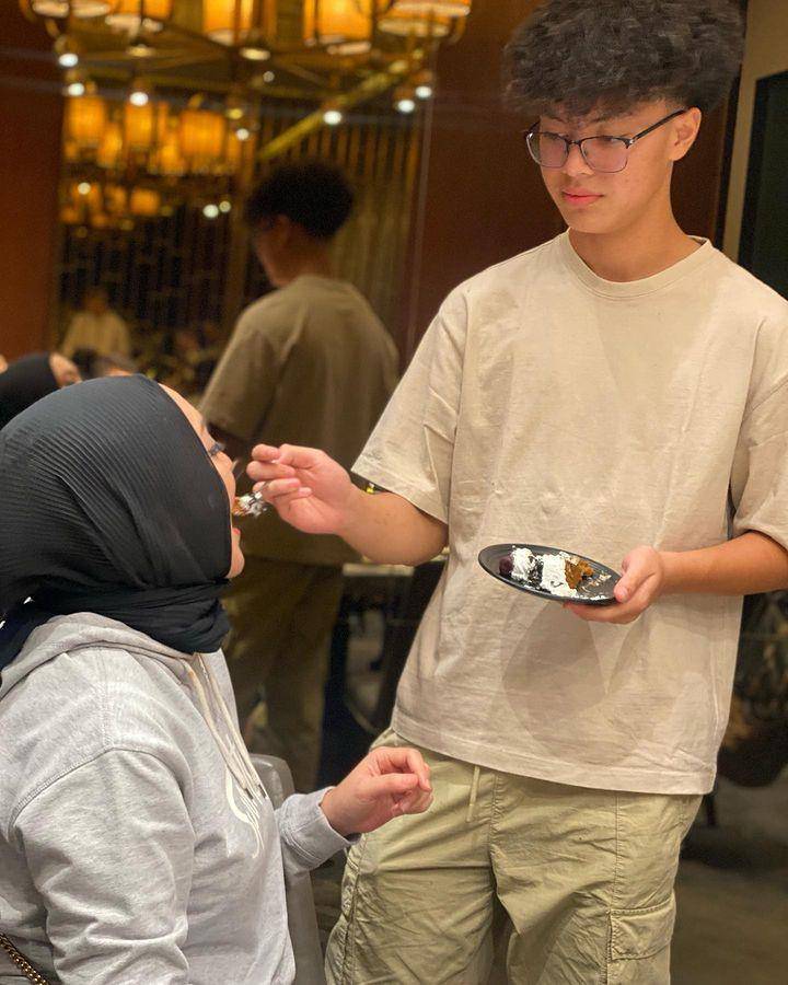 ulang tahun ke-14 Keanu Massaid (instagram.com/angelinasondakh09)