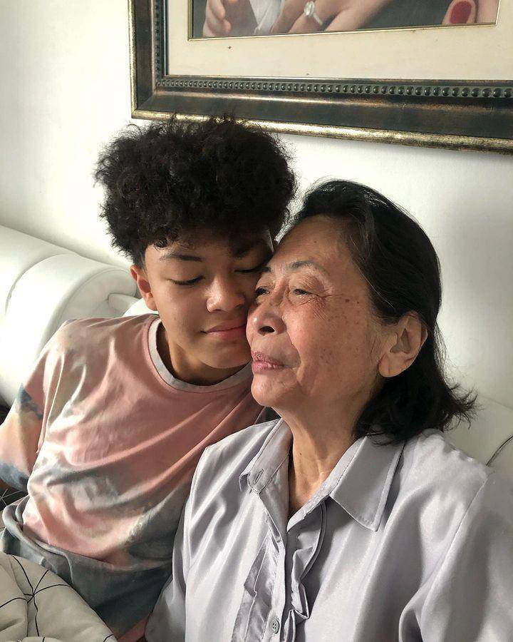 ulang tahun ke-14 Keanu Massaid (instagram.com/angelinasondakh09)