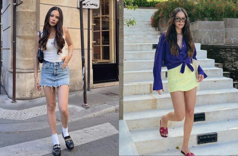 7 Ide Outfit Pakai Mini Skirt ala Alyssa Daguise, Gayanya Super Chic!