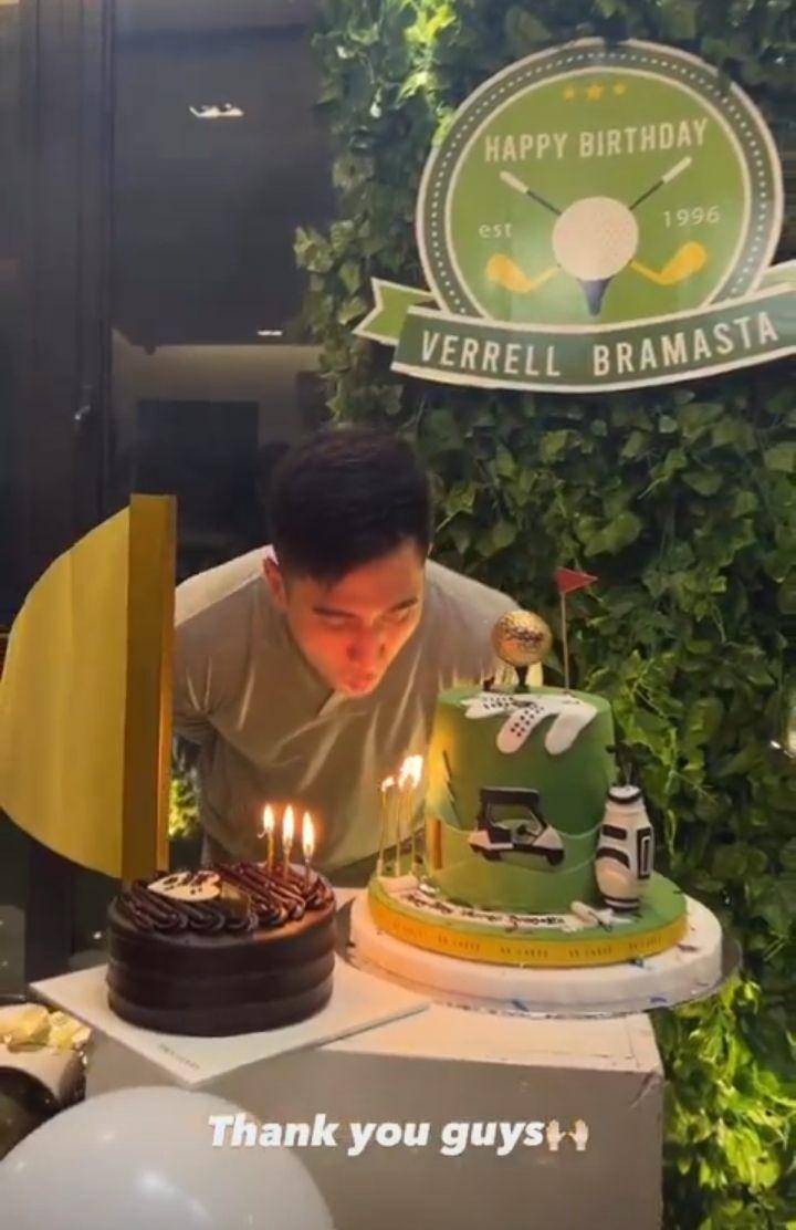 Kejutan ultah Verrel (Instagram.com/bramastavrl)