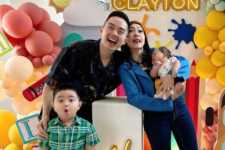 Ulang tahun ke-4 Clayton (Instagram.com/lizzebethmua)