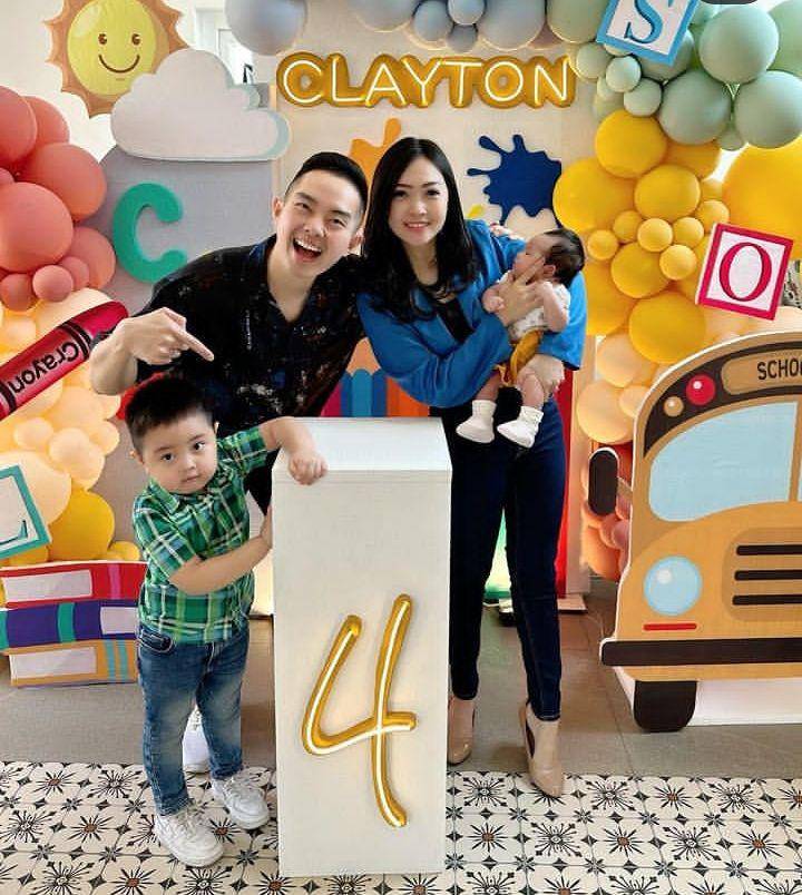 Ulang tahun Clayton (instagram.com/lizzebethmua)
