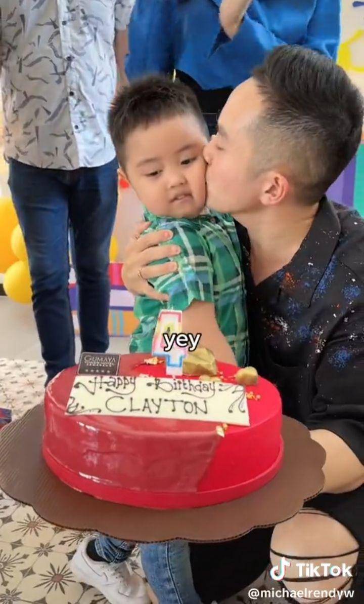 Ulang tahun Clayton (Tiktok.com/michaelrendyw)