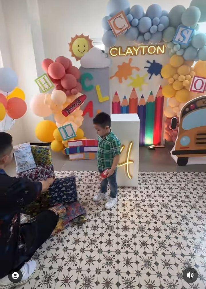 Ulang tahun Clayton (Tiktok.com/michaelrendyw)