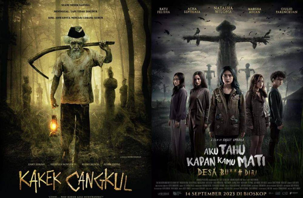 Film horor produksi Unlimited Production (dok. Unlimited Production / Aku Tahu Kapan Kamu Mati: Desa Bunuh Diri | dok. Unlimited Production / Kakek Cangkul)