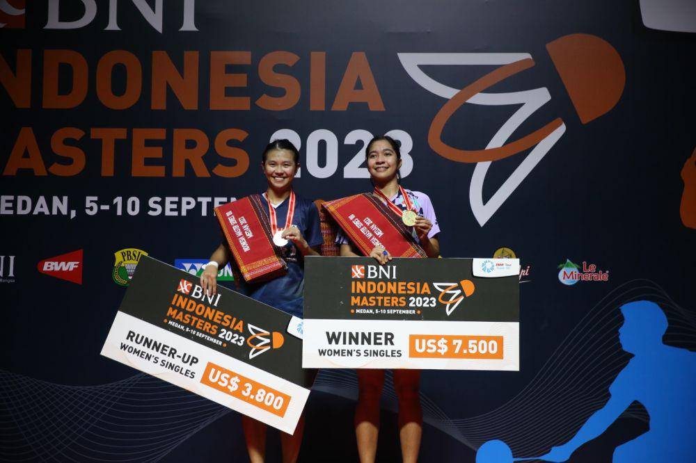 Ester Nurumi Tri Wardoyo juara BWF Super 100 Indonesia Masters 2023 (dok. PP PBSI)