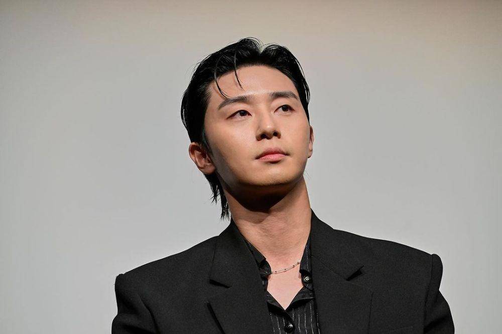 Park Seo Joon saat premiere Concrete Utopia di TIFF 2023 (instagram.com/lotteent.movie)
