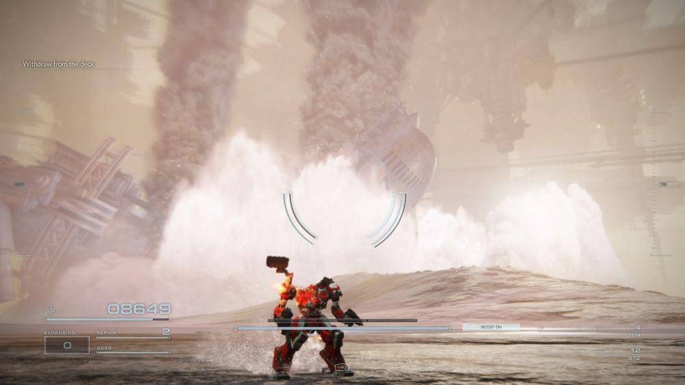 Screenshot Armored Core VI, diambil oleh Fahrul Nurullah dengan versi PS4. (Dok. Bandai Namco, FromSoftware/Armored Core VI: Fires of Rubicon)