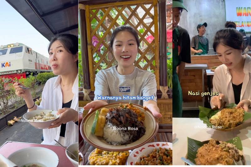 Potret Noona Rosa kulineran di Malang (instagram.com/noonarosa)