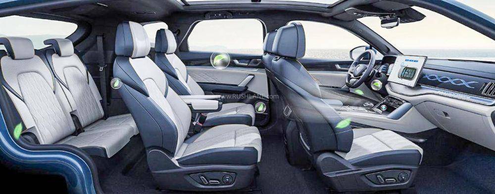 Konfigurasi jok 6-seater dengan captain seat (Rushlane.com)