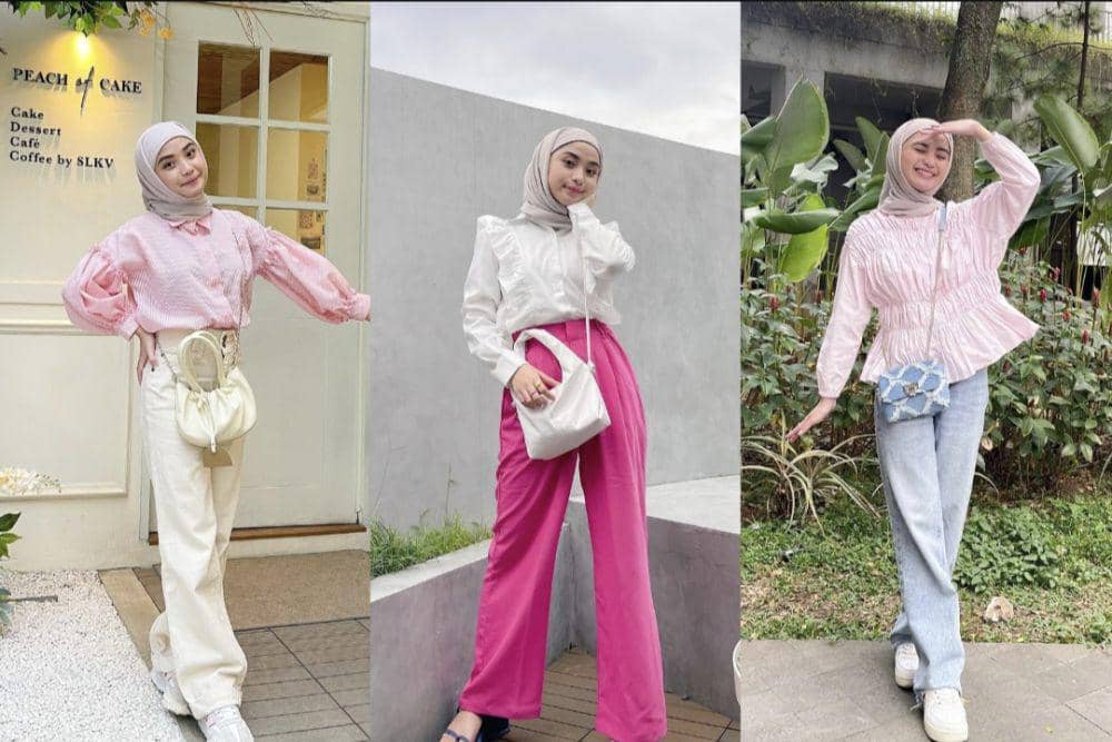 9 OOTD Nuansa Pink ala Tania Dewi Nur Azmi, Look Pretty!