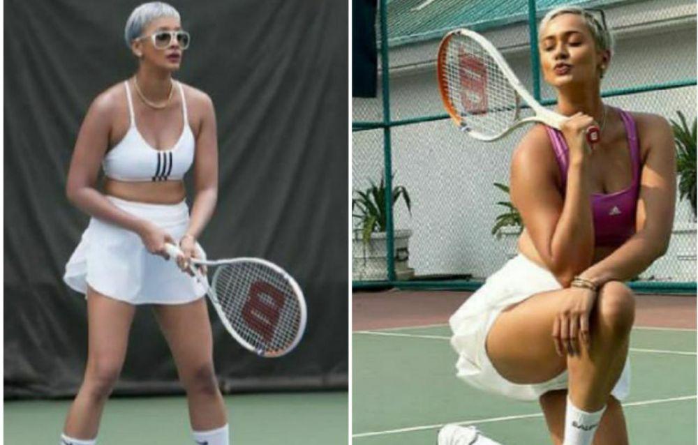 9 Potret Kimmy Jayanti Main Tenis, Tetap Stunning Seperti di Catwalk