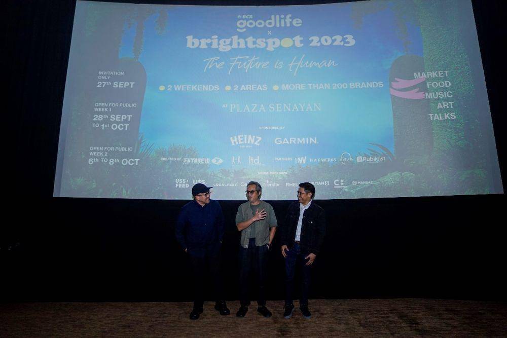 Press Conference Brightspot Market 2023 di XXI Plaza Senayan. 12 September 2023. (dok. Brightspot)